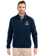 Springfield Cardinals Cutter & Buck Cascade Eco Sherpa Mens Big & Tall Fleece Jacket Navy Blue Front