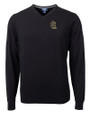 Salt Lake Bees Cutter & Buck Lakemont Tri-Blend Mens V-Neck Pullover Sweater Black Mannequin