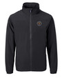 Virginia Military Institute Keydets Cutter & Buck Charter Eco Knit Recycled Big & Tall Full-Zip Jacket BL_MANN_HG 1