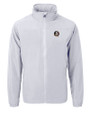 Florida State Seminoles Cutter & Buck Charter Eco Knit Recycled Big & Tall Full-Zip Jacket Polished Medium Gray Mannequin