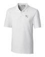 Kansas City Royals Stars & Stripes Cutter & Buck Forge Stretch Mens Big and Tall Polo White Mannequin
