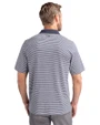 Los Angeles Angels City Connect Cutter & Buck Forge Tonal Stripe Stretch Mens Big and Tall Polo Liberty Navy Back