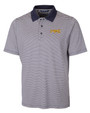 Milwaukee Brewers City Connect Cutter & Buck Forge Tonal Stripe Stretch Mens Big and Tall Polo LYN_MANN_HG 1