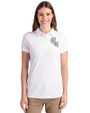 Chicago White Sox City Connect Cutter & Buck Advantage Eco Tri-Blend Pique Womens Polo White Front