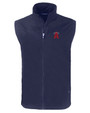 Los Angeles Angels City Connect Cutter & Buck Charter Eco Recycled Mens Full-Zip Vest NVBU_MANN_HG 1