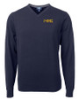 Milwaukee Brewers City Connect Cutter & Buck Lakemont Tri-Blend Mens V-Neck Pullover Sweater Liberty Navy Mannequin