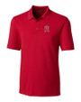 Los Angeles Angels City Connect Cutter & Buck Forge Stretch Mens Big and Tall Polo Cardinal Red Mannequin
