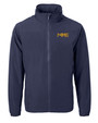 Milwaukee Brewers City Connect Cutter & Buck Charter Eco Knit Recycled Big & Tall Full-Zip Jacket NVBU_MANN_HG 1