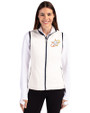 Houston Astros City Connect Cutter & Buck Cascade Eco Fleece Womens Vest Shell/Navy Blue Front