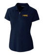 Milwaukee Brewers City Connect Cutter & Buck Forge Stretch Womens Short Sleeve Polo LYN_MANN_HG 1