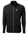 Colorado Rockies City Connect Cutter & Buck Adapt Eco Knit Hybrid Recycled Mens Full Zip Jacket BL_MANN_HG 1
