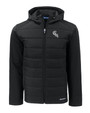 Chicago White Sox City Connect Cutter & Buck Evoke Hybrid Eco Softshell Recycled Full Zip Mens Hooded Jacket BL_MANN_HG 1