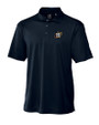 Houston Astros City Connect Cutter & Buck Genre Textured Solid Mens Polo Navy Blue Mannequin