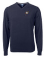 Houston Astros City Connect Cutter & Buck Lakemont Tri-Blend Mens Big and Tall V-Neck Pullover Sweater Liberty Navy Mannequin