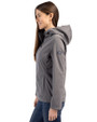 Los Angeles Angels City Connect Cutter & Buck Evoke Softshell Recycled Full Zip Womens Jacket Elemental Grey Side