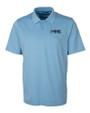 Milwaukee Brewers City Connect Cutter & Buck Forge Stretch Mens Polo Atlas Light Blue Mannequin