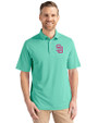 San Diego Padres City Connect Cutter & Buck Virtue Eco Pique Recycled Mens Polo Fresh Mint Front