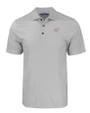 Washington Nationals City Connect Cutter & Buck Pike Eco Tonal Geo Print Stretch Recycled Mens Polo Elemental Grey Mannequin