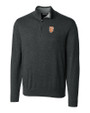 San Francisco Giants City Connect Cutter & Buck Lakemont Tri-Blend Mens Big and Tall Quarter Zip Pullover Sweater Charcoal Heather Mannequin