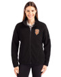 San Francisco Giants City Connect Cutter & Buck Cascade Eco Fleece Womens Full Zip Jacket Black Front