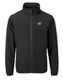 Washington Nationals City Connect Cutter & Buck Charter Eco Knit Recycled Big & Tall Full-Zip Jacket BL_MANN_HG 1