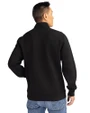 Washington Commanders Cutter & Buck Roam Epic Versatility Recycled Quarter Zip Mens Pullover Black Back