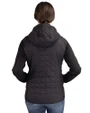 Washington Commanders Cutter & Buck Rainier Primaloft Womens Eco Full Zip Hybrid Jacket Black Back