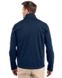 New Hampshire Wildcats College Vault Cutter & Buck Evoke Softshell Recycled Full Zip Mens Jacket Navy Blue Back