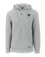 New Hampshire Wildcats College Vault Cutter & Buck Roam Epic Versatility Half Zip Recycled Mens Hooded Pullover Solitare Mannequin