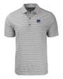 New Hampshire Wildcats College Vault Cutter & Buck Forge Recycled Heather Stripe Four-Way Stretch Mens Big & Tall Polo Elemental Grey Heather Mannequin