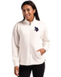 Minnesota Vikings Americana Cutter & Buck Roam Epic Versatility Full Zip Recycled Womens Jacket Shell Front