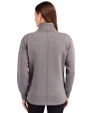 LSU Tigers Alumni Cutter & Buck Roam Epic Versatility Full Zip Recycled Womens Jacket Elemental Grey Back