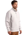 Baltimore Orioles Cutter & Buck Roam Epic Versatility Recycled Quarter Zip Mens Pullover Solitare Side