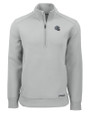 New England Patriots NFL Helmet Cutter & Buck Roam Epic Versatility Recycled Quarter Zip Mens Pullover Solitare Mannequin