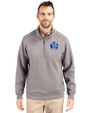 Air Force Falcons College Vault Cutter & Buck Roam Epic Versatility Recycled Quarter Zip Mens Pullover Elemental Grey Front