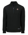 Florida State Seminoles College Vault Cutter & Buck Roam Eco Recycled Quarter Zip Mens Pullover BL_MANN_HG 