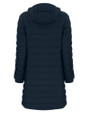 Penn State Nittany Lions Alumni Cutter & Buck Mission Ridge Repreve Eco Insulated Womens Long Puffer Jacket Navy Blue Mannequin Back