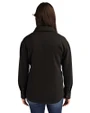Southern Illinois Salukis College Vault Cutter & Buck Roam Epic Versatility Recycled Womens Shirt Jacket Black Back