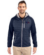 Baltimore Ravens Americana Cutter & Buck Rainier Primaloft Mens Eco Full Zip Hybrid Jacket Dark Navy Front