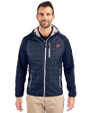 Tampa Bay Buccaneers Americana Cutter & Buck Rainier Primaloft Mens Eco Full Zip Hybrid Jacket Dark Navy Front