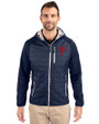 Philadelphia Phillies Cutter & Buck Rainier Primaloft Mens Eco Full Zip Hybrid Jacket Dark Navy Front