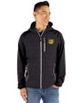 Baylor Sailor Bear College Vault Cutter & Buck Rainier Primaloft Mens Eco Full Zip Hybrid Jacket Black Front