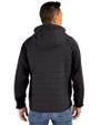 Texas A&M Aggies Alumni Cutter & Buck Rainier Primaloft Mens Eco Full Zip Hybrid Jacket Black Back