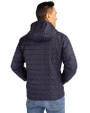 Minnesota Vikings Americana Cutter & Buck Rainier Primaloft Eco Mens Full Zip Hooded Jacket Dark Navy Back