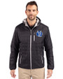 Air Force Falcons College Vault Cutter & Buck Rainier Primaloft Eco Mens Full Zip Hooded Jacket Black Front