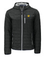 Baylor Sailor Bear College Vault Cutter & Buck Rainier Primaloft Eco Mens Full Zip Hooded Jacket BL_MANN_HG 