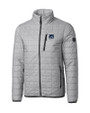 New Hampshire Wildcats College Vault Cutter & Buck Rainier PrimaLoft®  Mens Big and Tall Eco Insulated Puffer Jacket Polished Medium Gray Mannequin