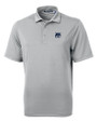 New Hampshire Wildcats College Vault Cutter & Buck Virtue Eco Pique Recycled Mens Big and Tall Polo Polished Medium Gray Mannequin