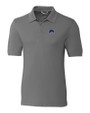 New Hampshire Wildcats College Vault Cutter & Buck Advantage Eco Tri-Blend Pique Mens Polo Elemental Grey Mannequin