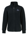 Creighton Bluejays Cutter & Buck Roam Recycled Buttery-Soft Knit Womens Full Zip Jacket Black Mannequin